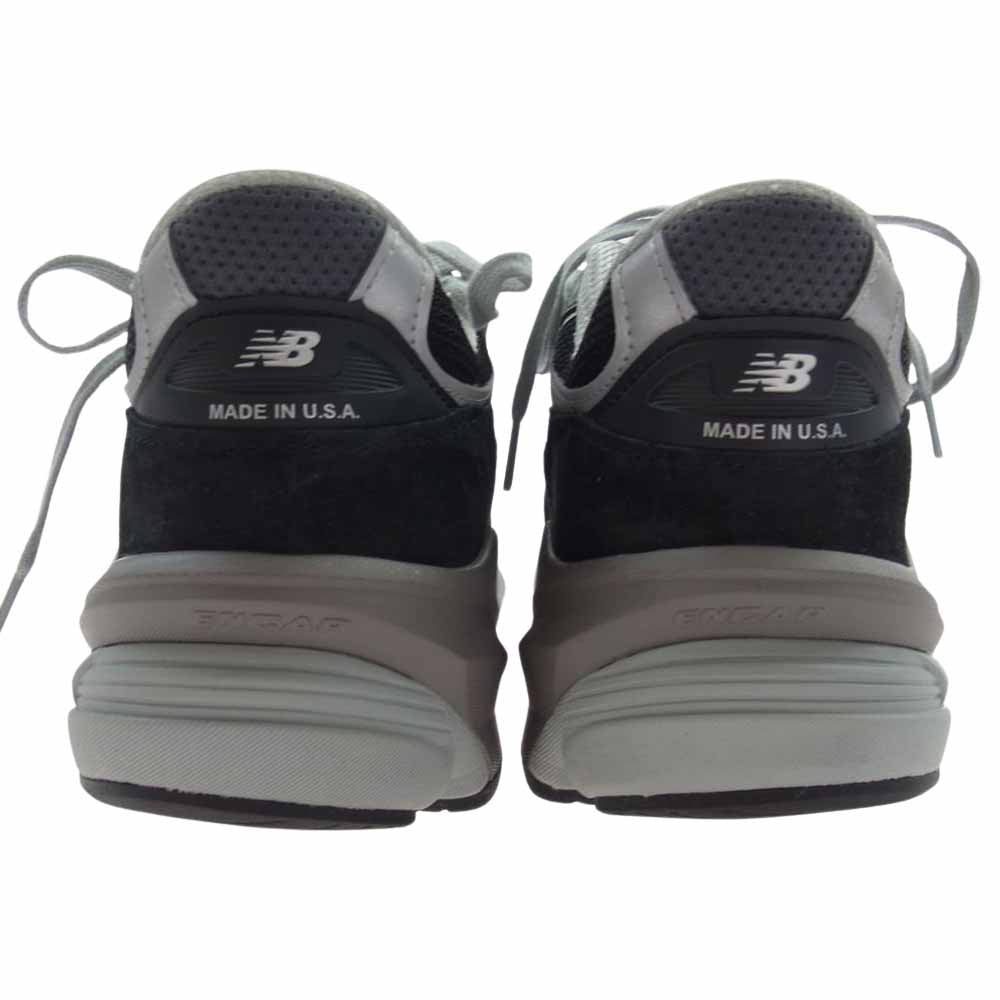 NEW BALANCE ニューバランス M990BK6 USA製 990 v6 BK6 スエード メッシュ スニーカー ブラック系 26.5cm【中古】