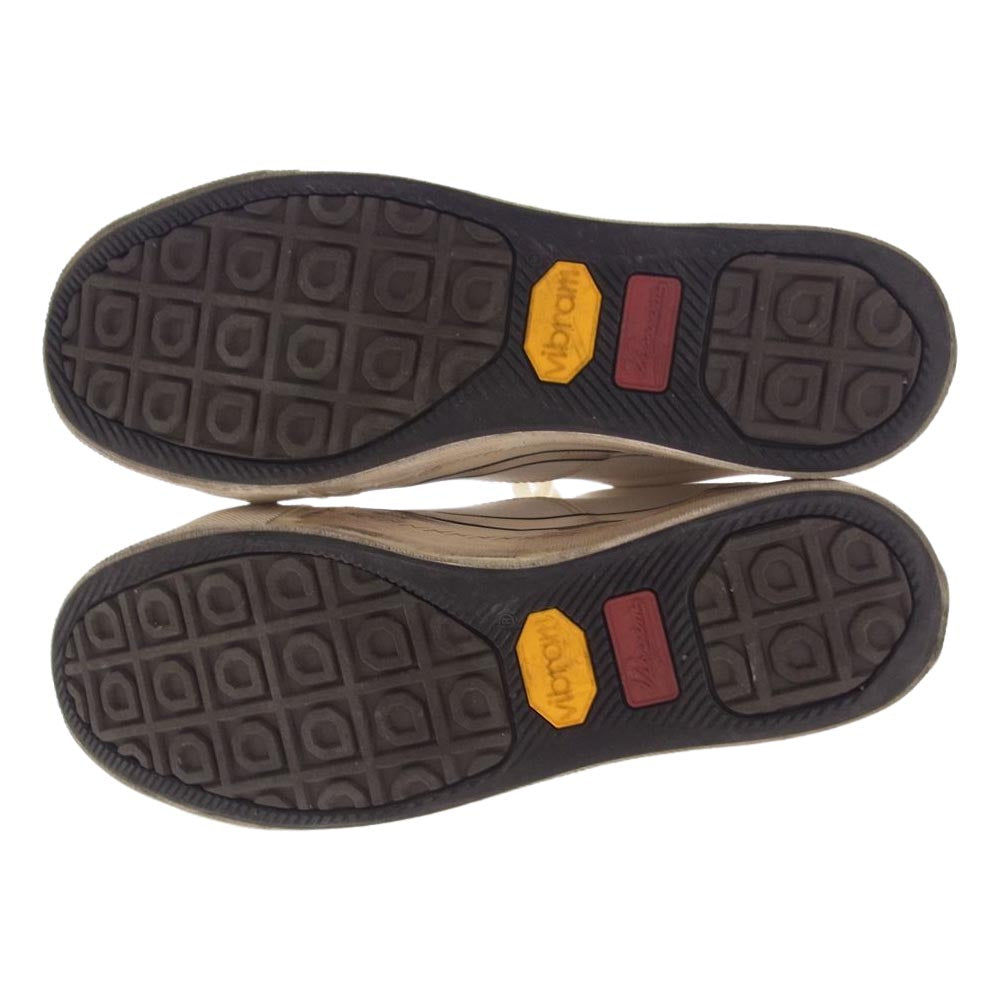 VISVIM ビズビム 0122101001004 LOGAN DECK II G. PATTEN M ユーズド加工 ローガン デッキ スニーカー オフホワイト系 US9【中古】