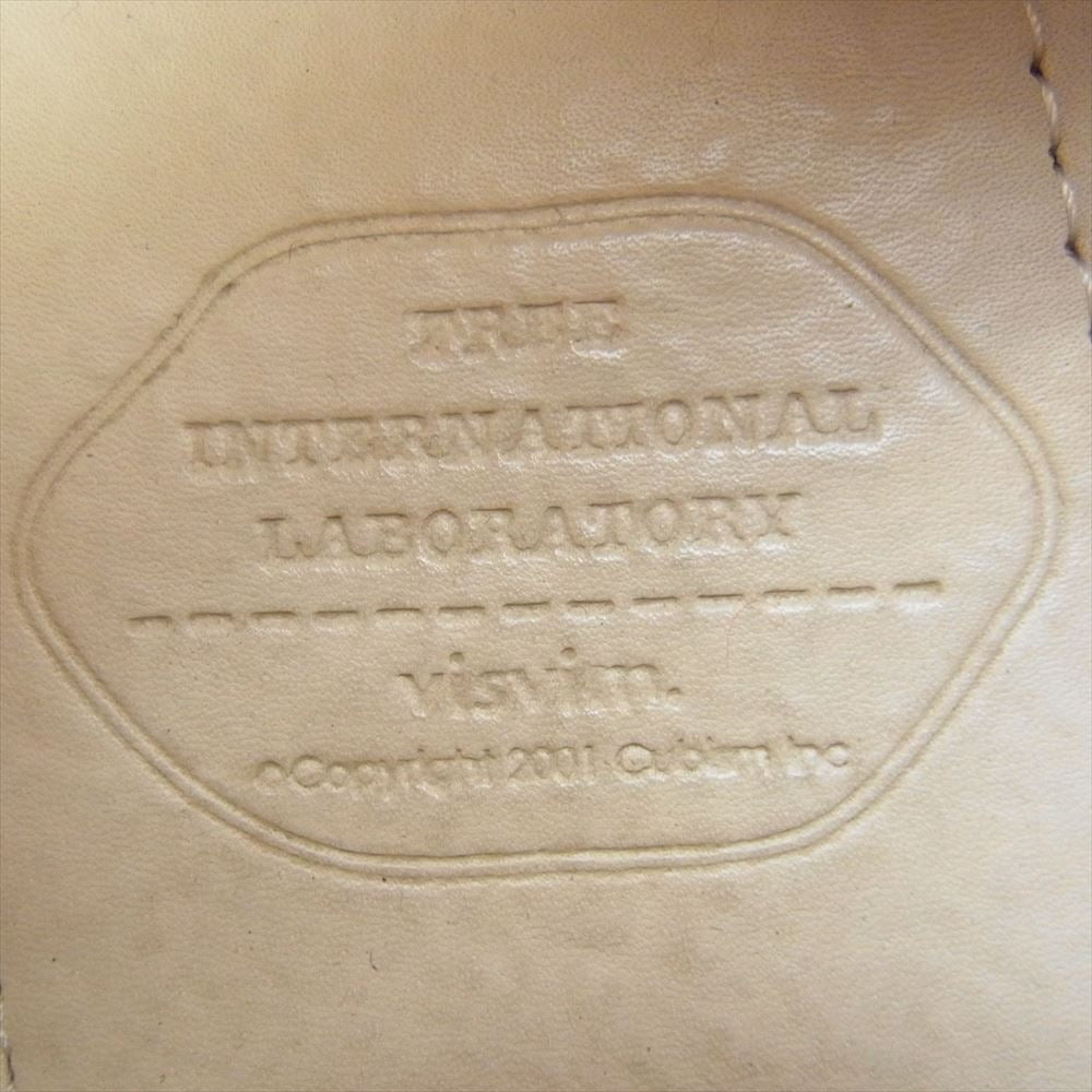 VISVIM ビズビム 0122101001004 LOGAN DECK II G. PATTEN M ユーズド加工 ローガン デッキ スニーカー オフホワイト系 US9【中古】