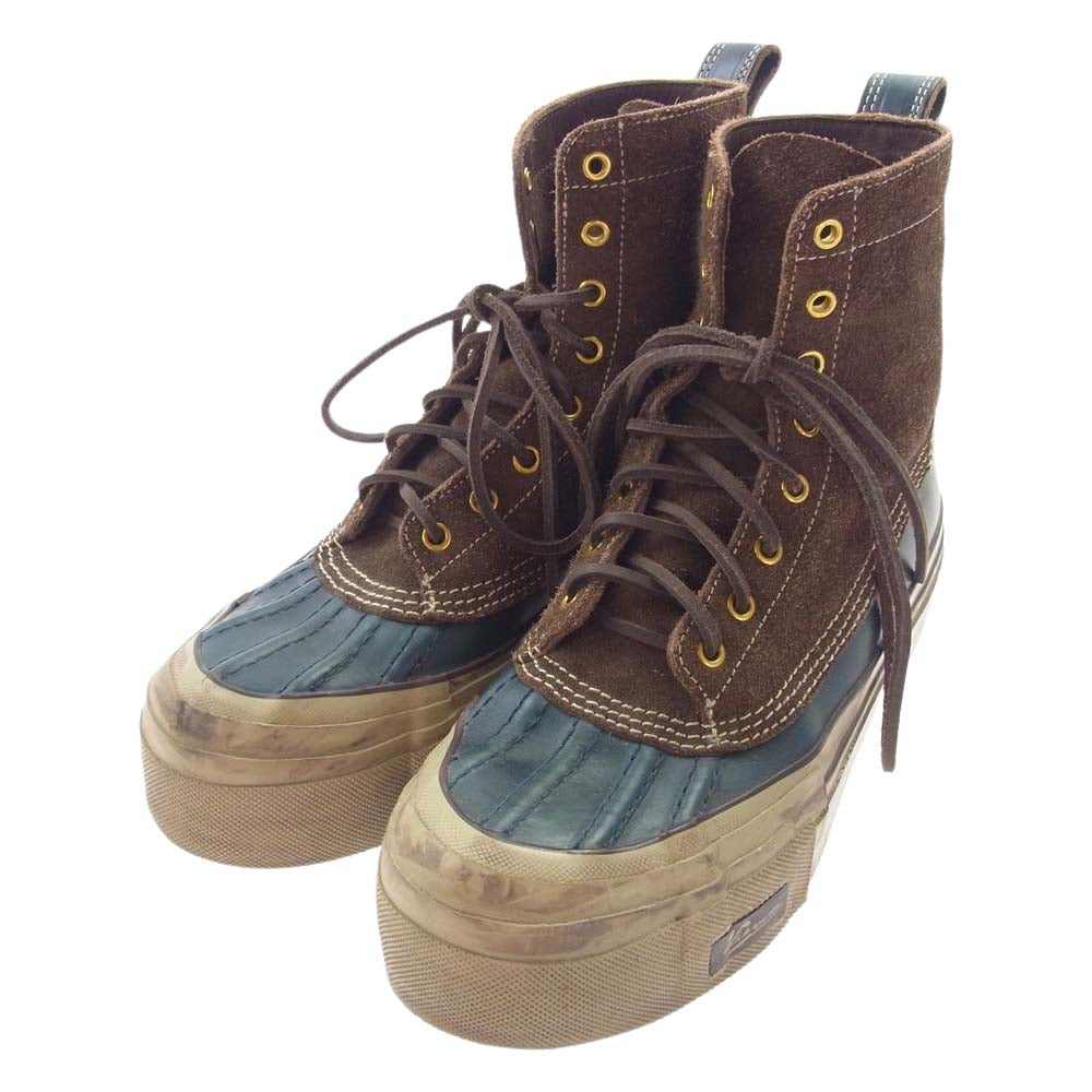 VISVIM ビズビム 0121202002007 POUNDMAKER FOLK M9 ユーズド加工 パウンドマーカー フォーク ブーツ ダークブラウン系 US9【中古】