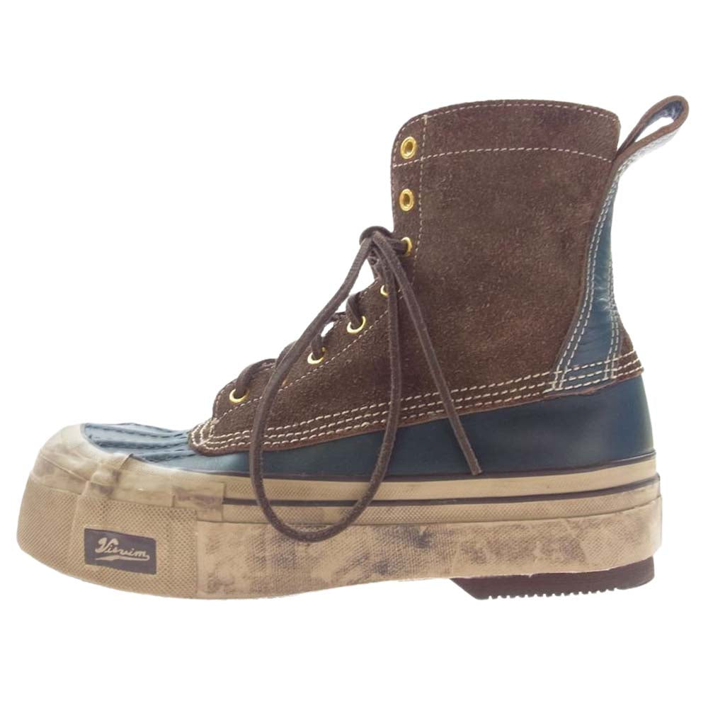 VISVIM ビズビム 0121202002007 POUNDMAKER FOLK M9 ユーズド加工 パウンドマーカー フォーク ブーツ ダークブラウン系 US9【中古】