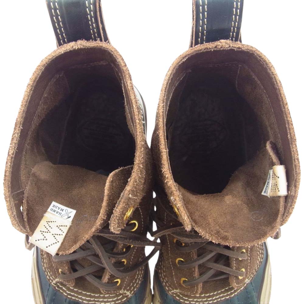 VISVIM ビズビム 0121202002007 POUNDMAKER FOLK M9 ユーズド加工 パウンドマーカー フォーク ブーツ ダークブラウン系 US9【中古】
