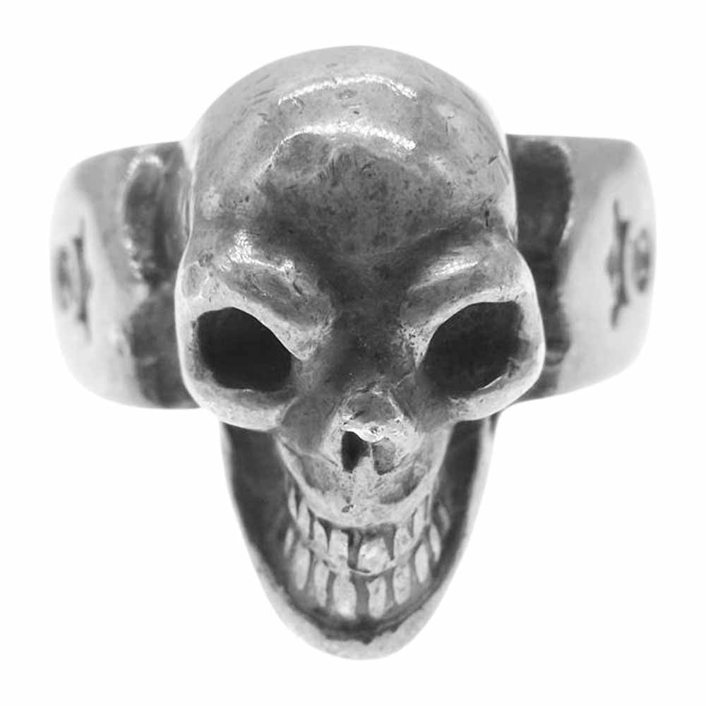 GABOR ガボール Gaboratory ガボラトリー マリア Single Skull Ring シングル スカル リング シルバー系 22号【中古】