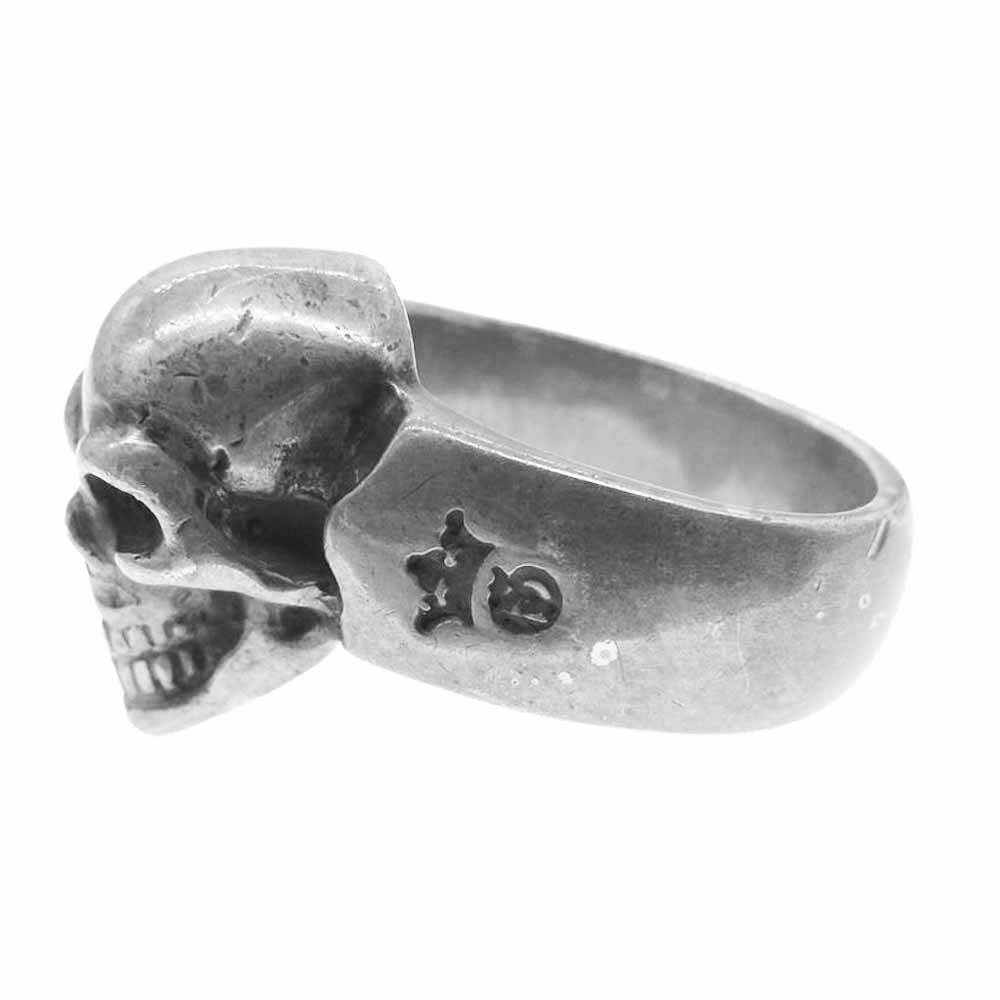 GABOR ガボール Gaboratory ガボラトリー マリア Single Skull Ring シングル スカル リング シルバー系 22号【中古】