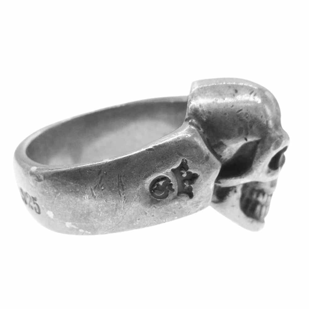 GABOR ガボール Gaboratory ガボラトリー マリア Single Skull Ring シングル スカル リング シルバー系 22号【中古】