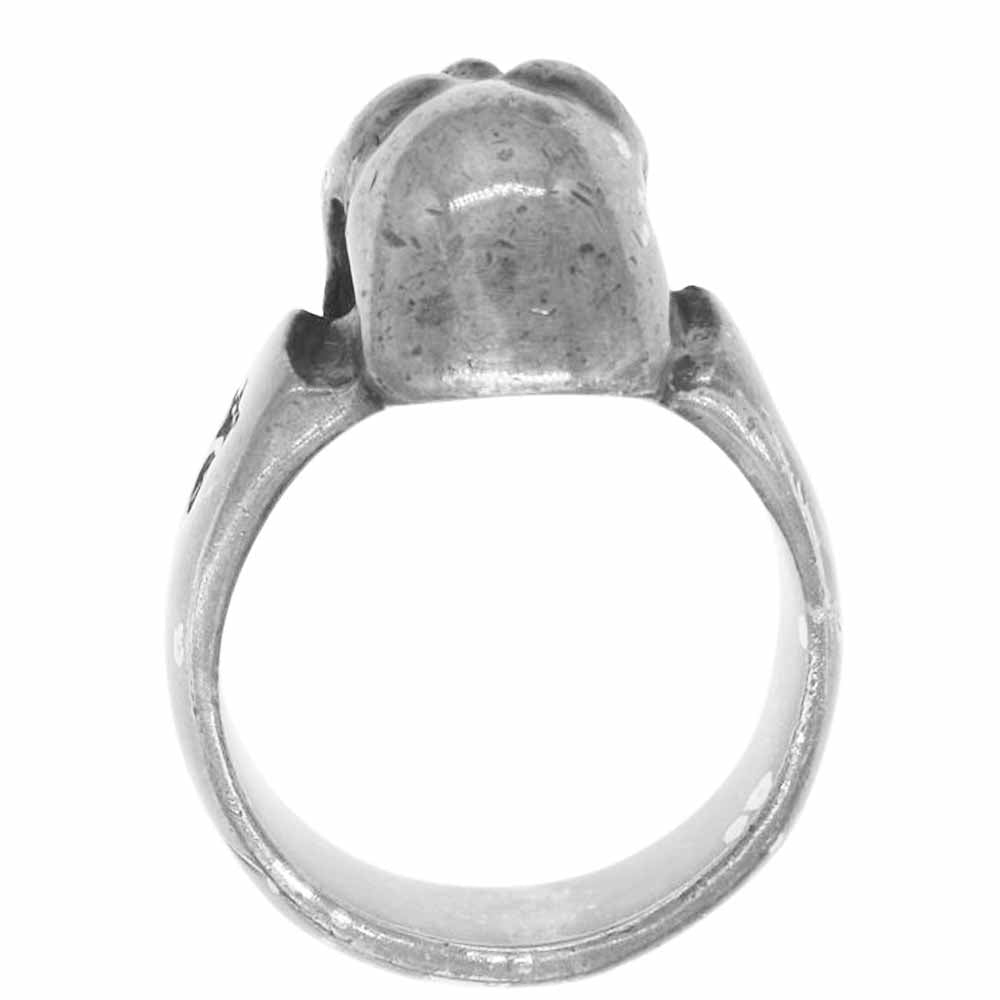 GABOR ガボール Gaboratory ガボラトリー マリア Single Skull Ring シングル スカル リング シルバー系 22号【中古】