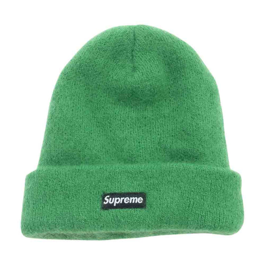 Supreme シュプリーム 17AW Mohair Beanie モヘア ビーニー ボックスロゴ ニット キャップ 帽子 グリーン系【中古】