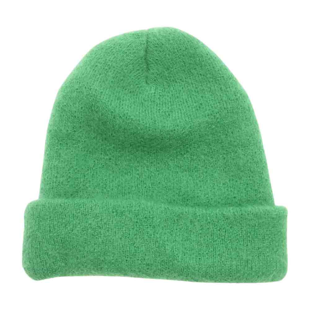 Supreme シュプリーム 17AW Mohair Beanie モヘア ビーニー ボックスロゴ ニット キャップ 帽子 グリーン系【中古】