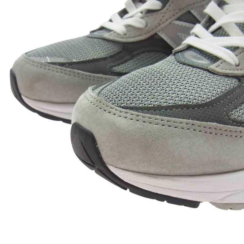 NEW BALANCE ニューバランス M990GL6 USA製 990V6 Gray スエード メッシュ スニーカー グレー系 26.5cm【中古】