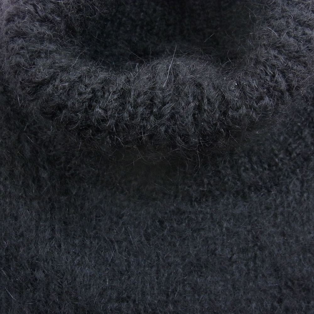 MAISON MARGIELA メゾンマルジェラ 4ライン 18AW S51HA0858 四つタグ オーバーサイズ タートルネック モヘア ニット ブラック系 S【中古】