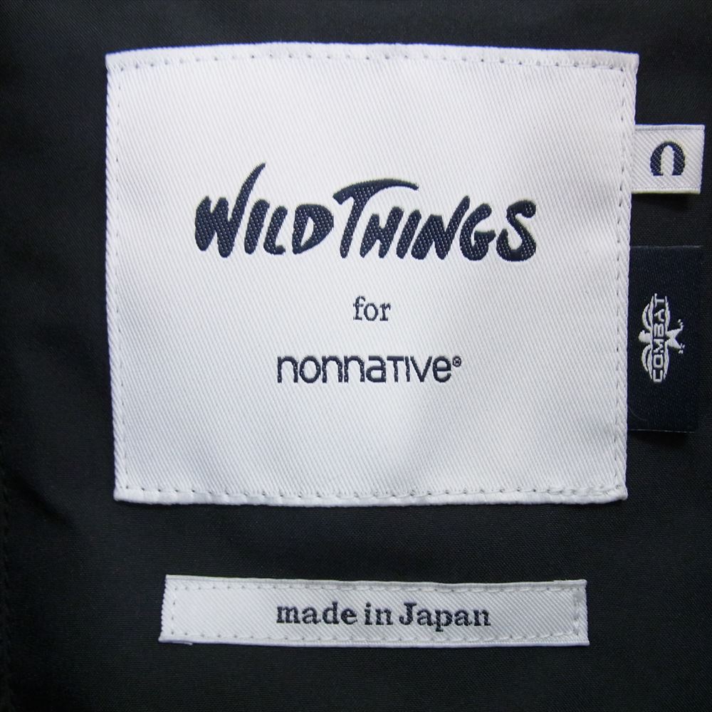 WILDTHINGS ワイルドシングス 23AW NN-JU4353 × nonnative ノンネイティブ EXPLORER PUFF JUMPER DENALI デナリ 中綿 ジャケット ブラック系 SIZE 0【中古】