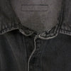 FEAR OF GOD フィアオブゴッド ESSENTIALS エッセンシャル オーバー デニム シャツ ブラック系 S【中古】