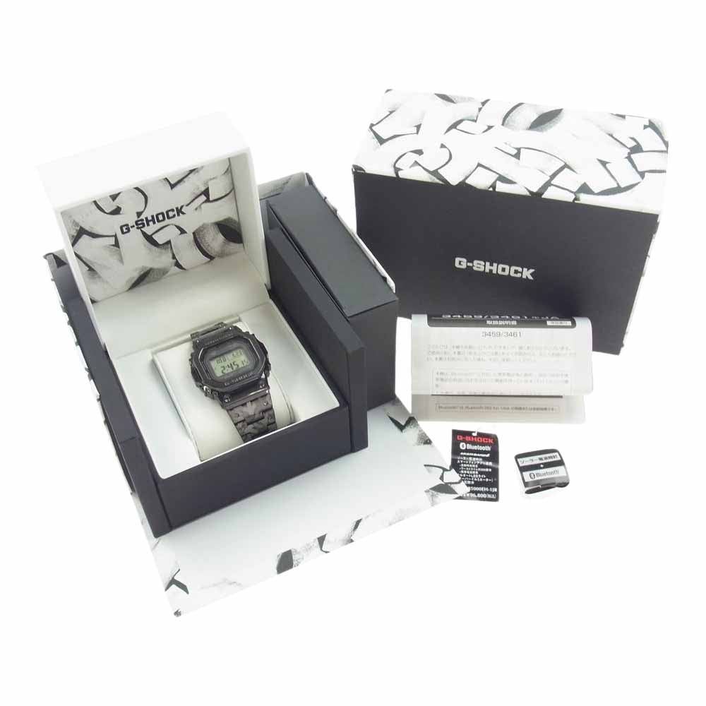 CASIO G-SHOCK カシオ ジーショック GMW-B5000EH-1JR 40th Anniversary 40周年 × ERIC HAZE エリックヘイズ コラボレーションモデル FULL METAL 5000 SERIES フルメタル タフソーラー 腕時計 ウォッチ ブラック系【新古品】【未使用】【中古】