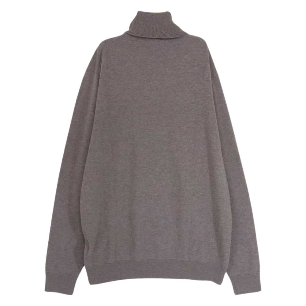 ハケットロンドン ウール カシミヤ シルク タートルネック セーター ニット ブラウン系 L【極上美品】【中古】