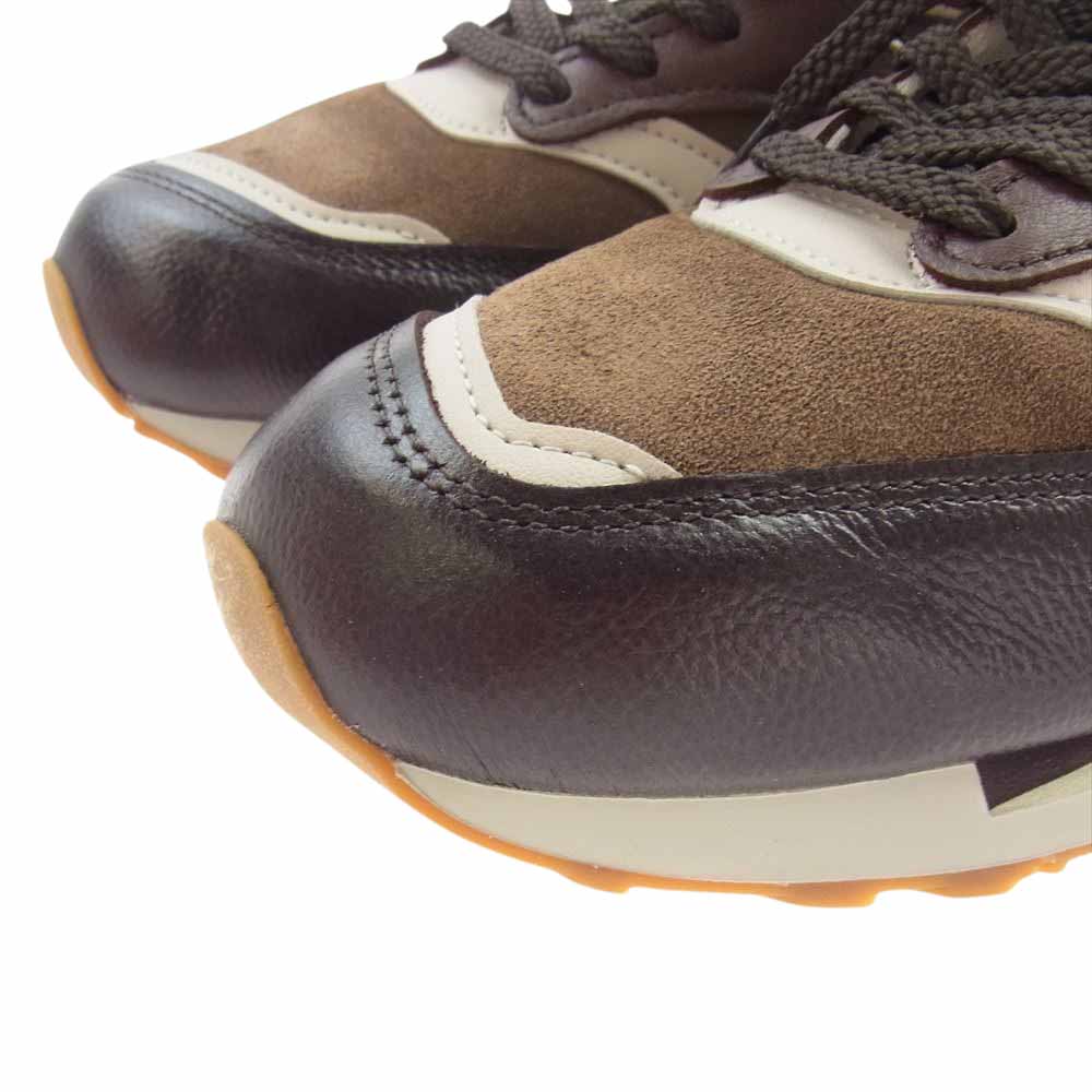 NEW BALANCE ニューバランス M1500GBI 英国製 M1500 レザー ローカット スニーカー ブラウン ブラウン系 27cm【中古】