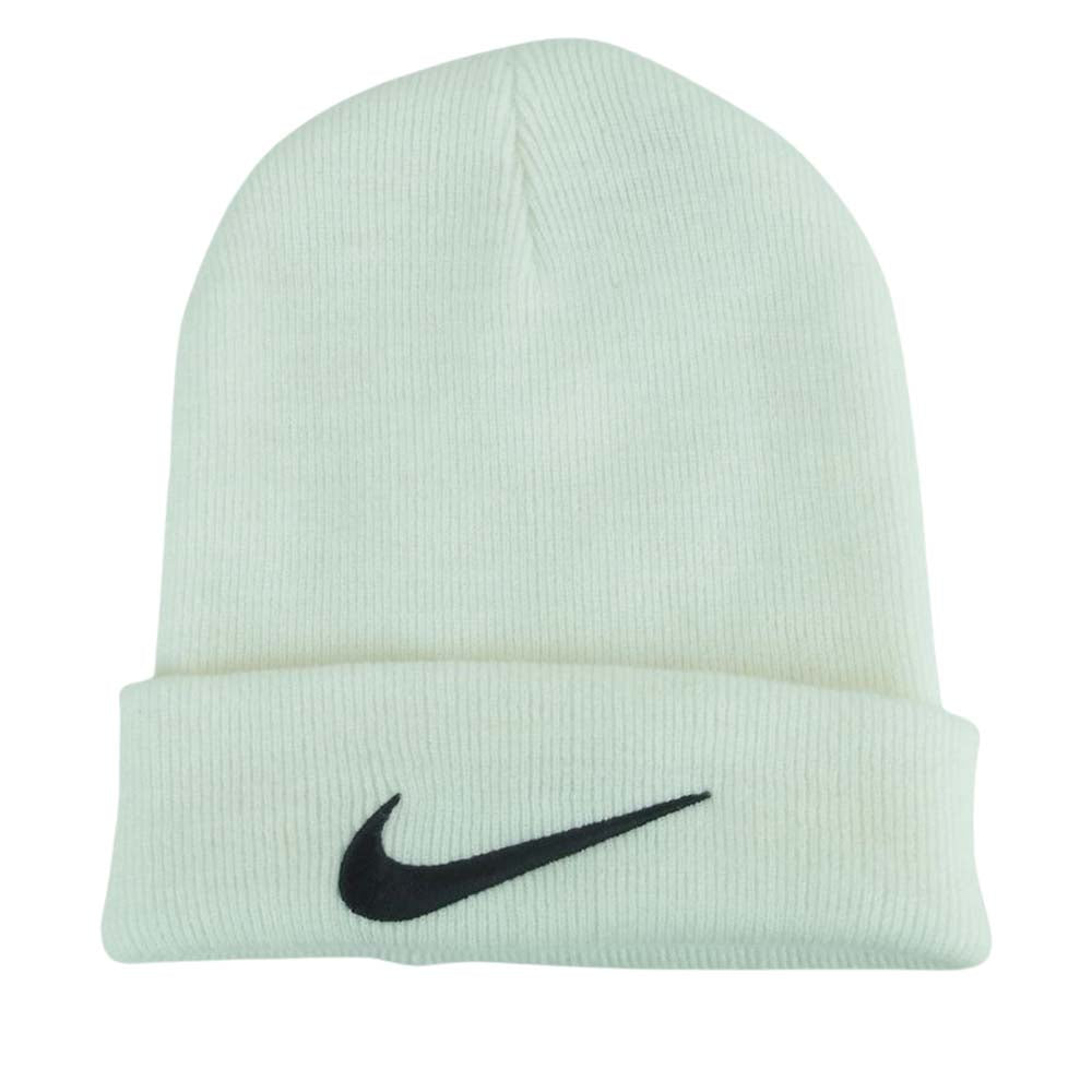 NIKE ナイキ CV8961-121 Stussy ステューシー ロゴ刺繍 ビーニー ニットキャップ 帽子 ホワイト系【中古】