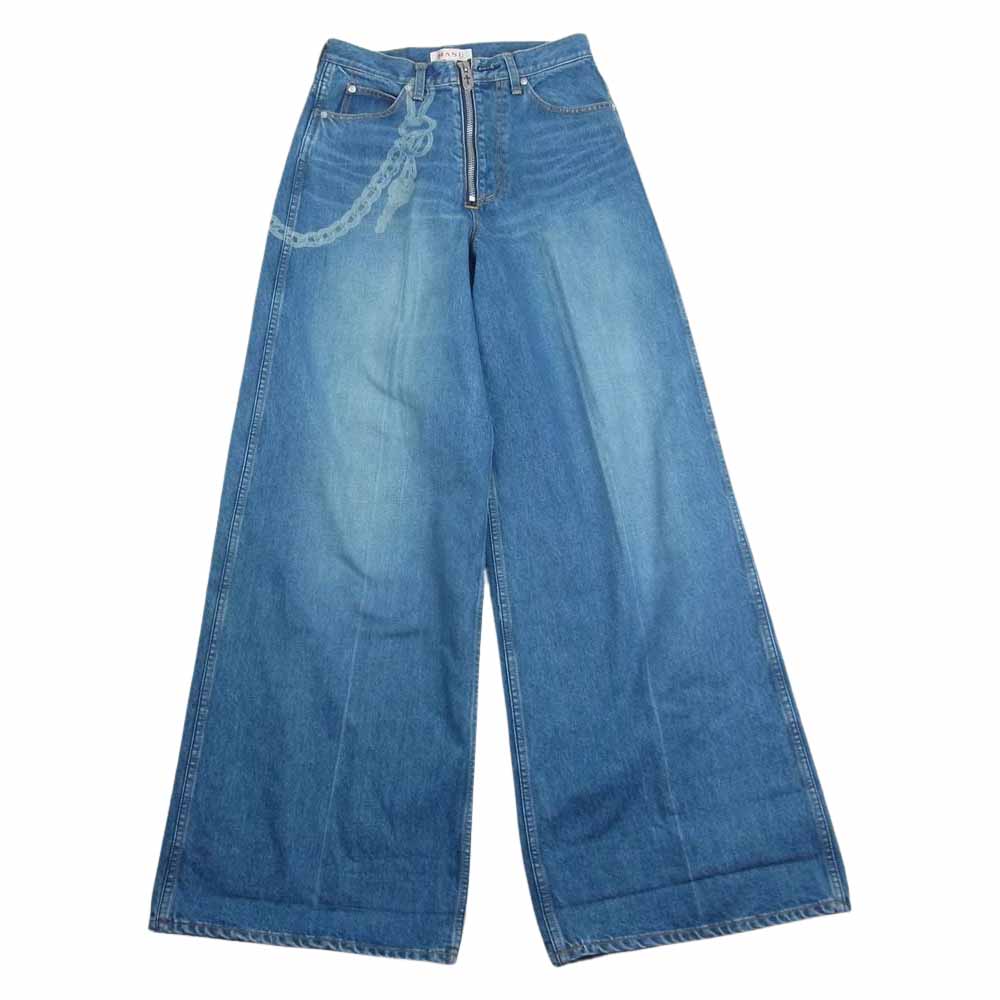 エムエーエスユー 22AW MVFW-PT1622 BAGGY FIT JEANS バギー フィット ジーンズ デニム パンツ  インディゴブルー系 44【中古】