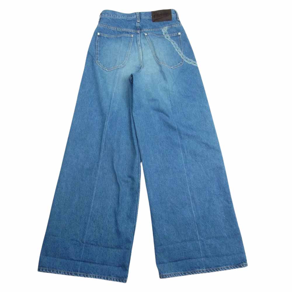 エムエーエスユー 22AW MVFW-PT1622 BAGGY FIT JEANS バギー フィット ジーンズ デニム パンツ  インディゴブルー系 44【中古】