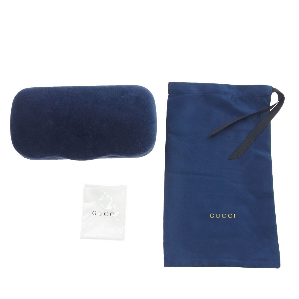 GUCCI グッチ GG1181SK ボストン GG ロゴ アイウェア 眼鏡 サングラス ブラック系 55□23-150【美品】【中古】