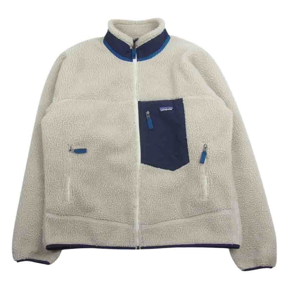 patagonia パタゴニア 19AW 23056 19年製  CLASSIC RETRO-X JACKET クラシック レトロX フリース ジャケット オフホワイト系 L【中古】