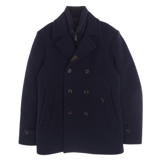 ムーレー BOLGI-OT 44 国内正規品 BOLGI-OT ヴァージンウール ダウン Pコート ピーコート ダウンジャケット ネイビー系 44【中古】