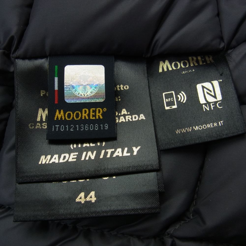 ムーレー BOLGI-OT 44 国内正規品 BOLGI-OT ヴァージンウール ダウン Pコート ピーコート ダウンジャケット ネイビー系 44【中古】