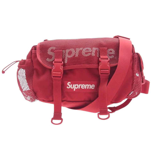 Supreme シュプリーム 20SS  Waist Bag Red BOX LOGO ボックス ロゴ ウエスト バッグ ボディバッグ コーデュラ レッド系【中古】