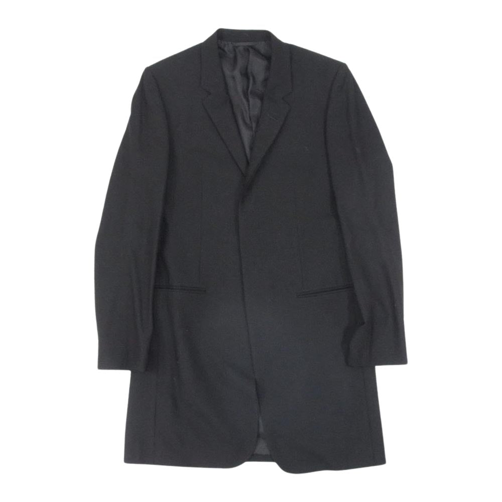 LADMUSIAN ブラック チェスターコート 44 古着 【公式通販】