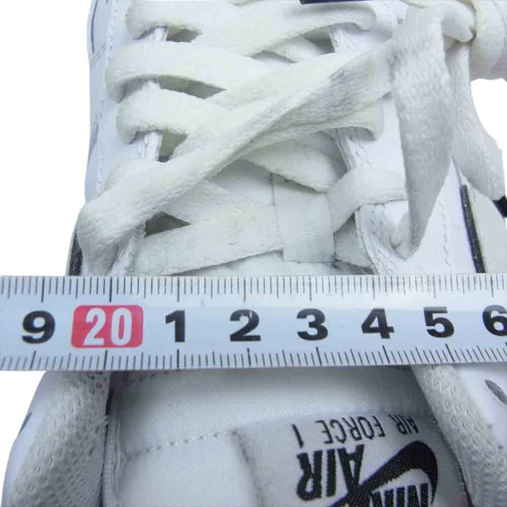 NIKE ナイキ DV0788-103 Air Force 1 Low AF1 White/Black エアフォースワン ロー スニーカー ホワイト系 28cm【中古】