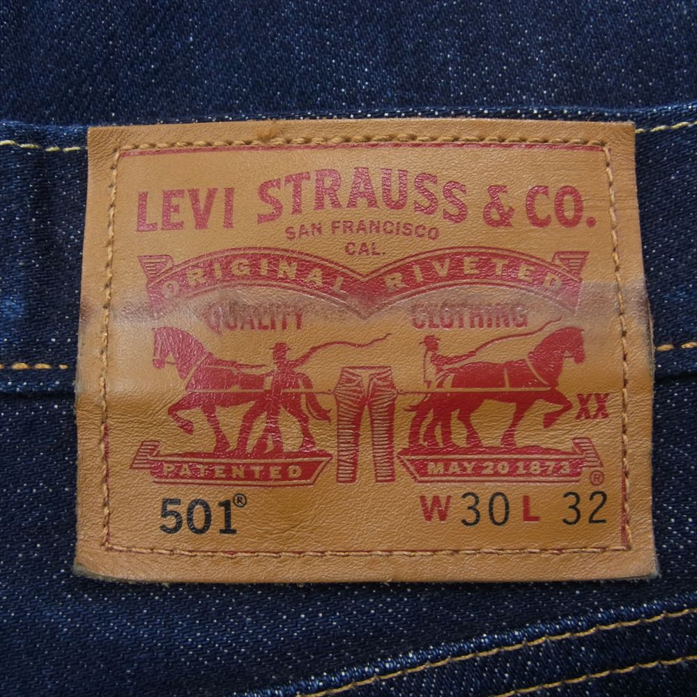 Levi's リーバイス 00501-2358 LVC 501 Selvedge ORIGINAL FIT セルビッジ ジーンズ 17oz ヘビーオンス デニムパンツ インディゴブルー系 30【中古】