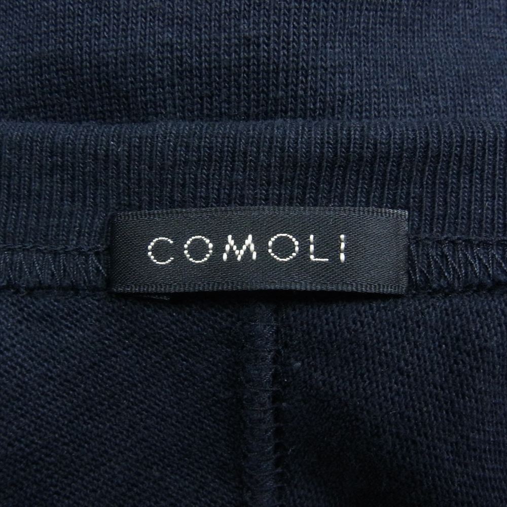 COMOLI コモリ 23SS x01-05005  フットボール ロンT 長袖 Tシャツ ネイビー系 2【中古】