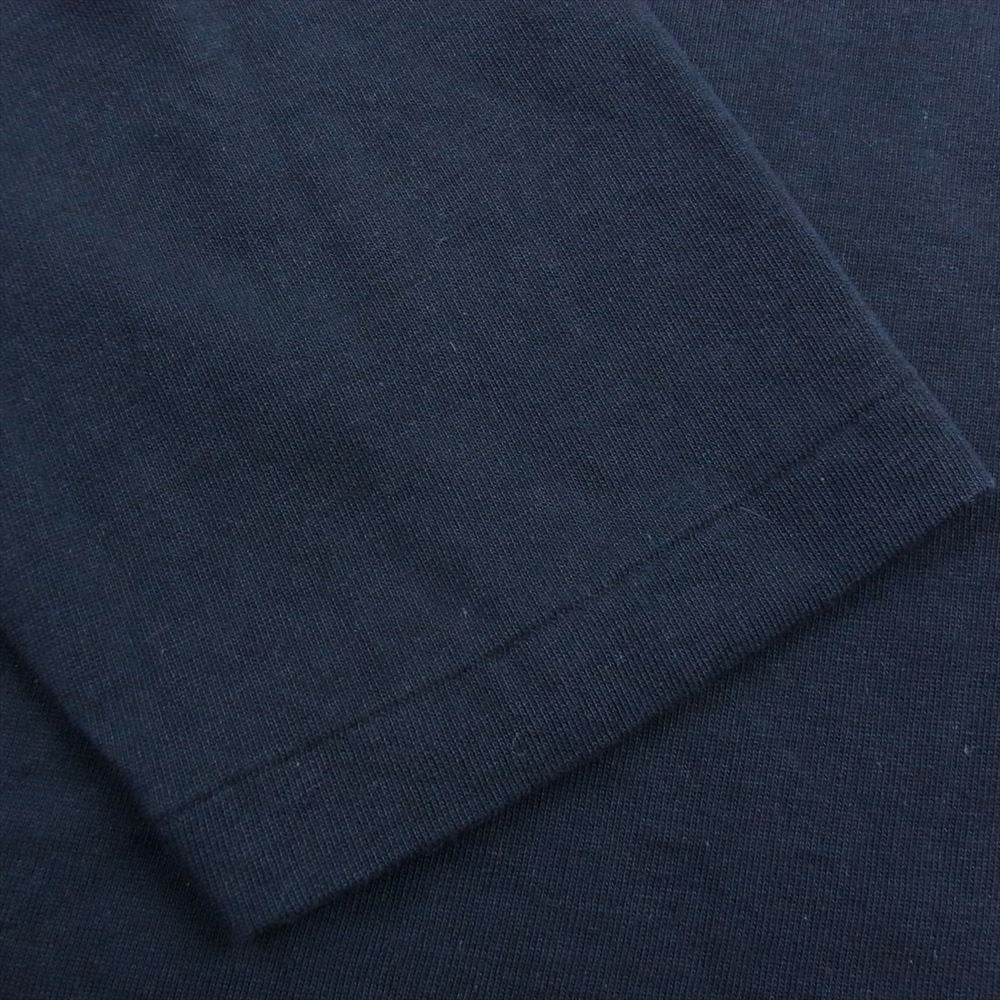 COMOLI コモリ 23SS x01-05005  フットボール ロンT 長袖 Tシャツ ネイビー系 2【中古】