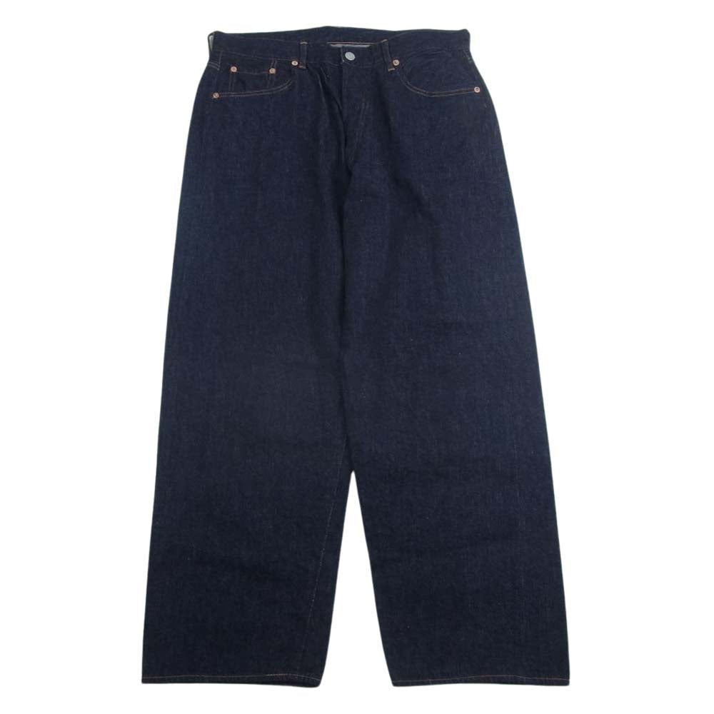 COMOLI コモリ 22AW w03-03003 5P ワイド ボタンフライ デニム パンツ インディゴブルー系 2【中古】