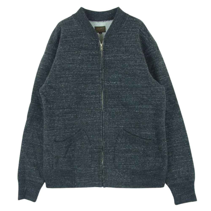 デラックスウエア SFZ-P FULLZIP SWEAT PLAIN  フルジップ スウェット ジャケット グレー系 M【中古】