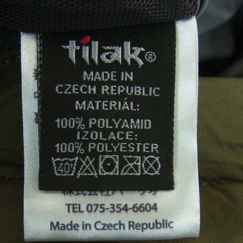 TILAK ティラック POUTNIK ポートニック PYGMY JACKET ピグミー ジャケット 中綿 グレー系 オリーブ系 S【中古】