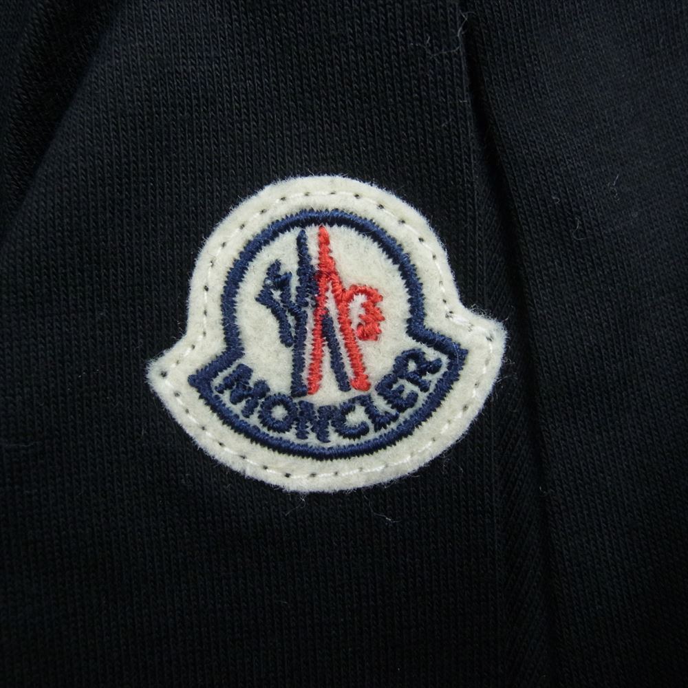 MONCLER モンクレール H209P8C00002 ワッペン 半袖 Tシャツ カットソー  ブラック系 M【美品】【中古】