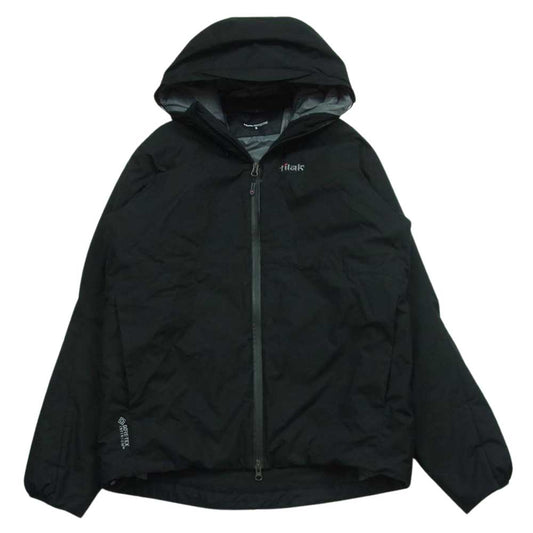 TILAK ティラック TLK201 Svalbard CLIMASHIELD GORE-TEX スバルバード ゴアテックス フード 中綿 ジャケット ブラック系 S【中古】