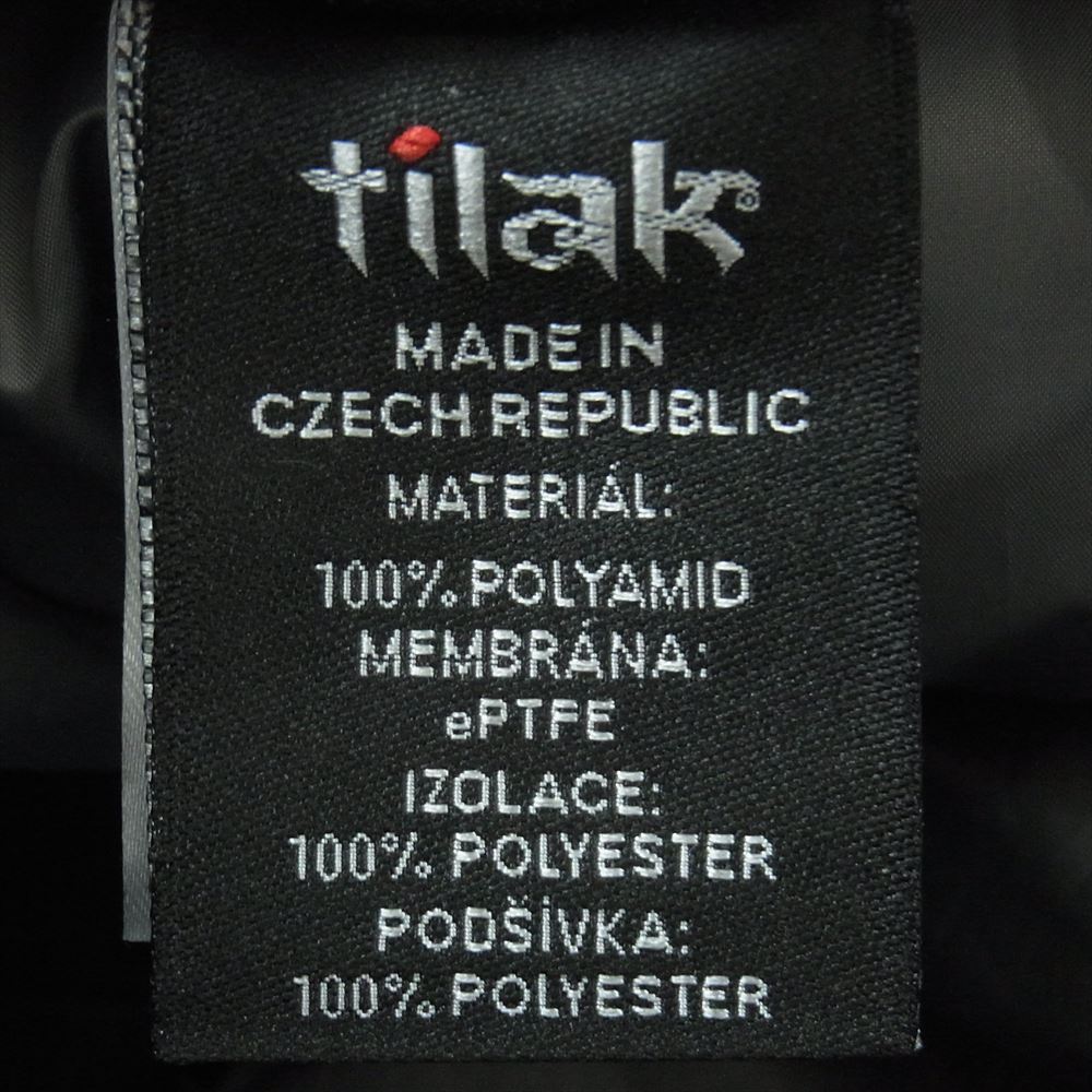 TILAK ティラック TLK201 Svalbard CLIMASHIELD GORE-TEX スバルバード ゴアテックス フード 中綿 ジャケット ブラック系 S【中古】