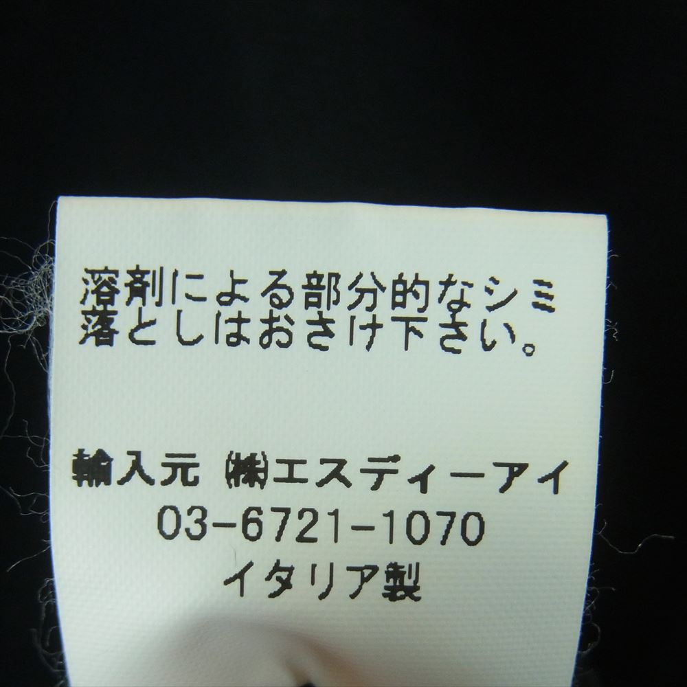 グランサッソ イタリア製 ウール リブ タートルネック ニット セーター ブラック系 48【中古】