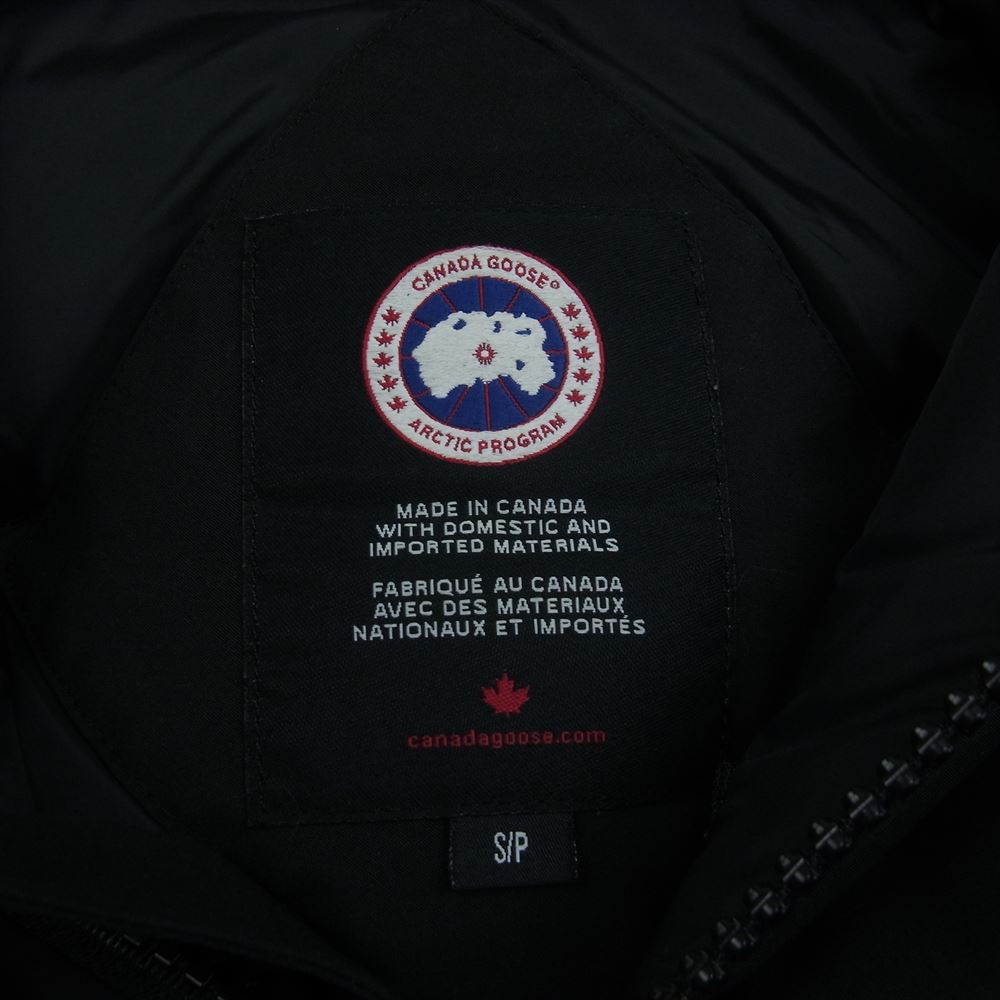 CANADA GOOSE カナダグース 3438JM サザビーリーグタグ 国内正規品 JASPER PARKA ジャスパー パーカー ダウンジャケット ブラック系 S【中古】