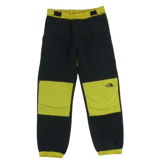 THE NORTH FACE ノースフェイス NB81836 DENALI SLIP-ON PANTS デナリ スリップオン フリース パンツ ブラック系 イエロー系 L【中古】