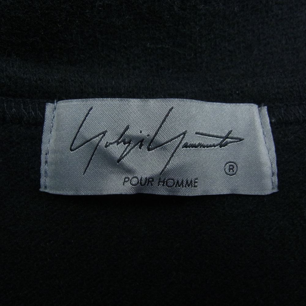 Yohji Yamamoto POUR HOMME ヨウジヤマモトプールオム 22AW HE-T35-178 丸首インジェット グラフィック ニット セーター ブラック系 3【中古】