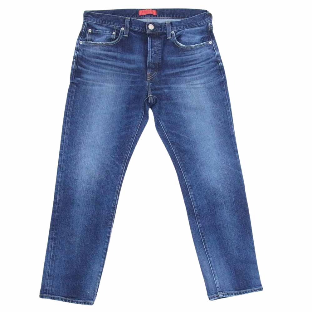 レッドカード SP71863  × SHIPS Rhythm シップス別注 リズム スキニー テーパード ストレッチ デニム パンツ インディゴブルー系 33【中古】