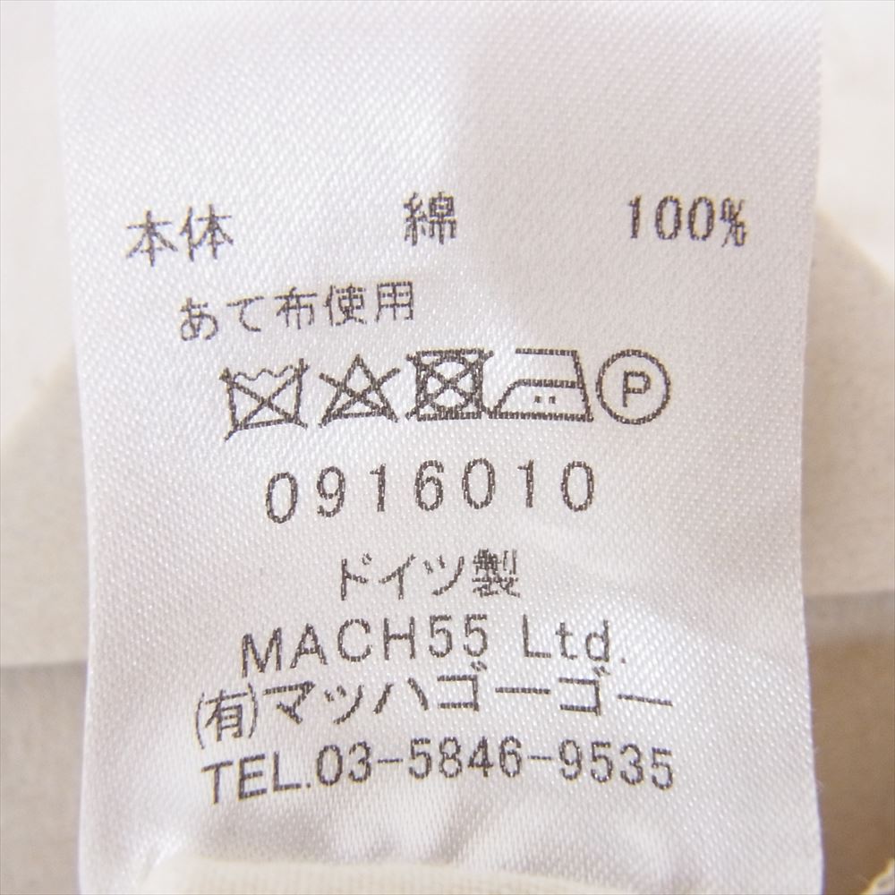 FRANK LEDER フランクリーダー 0916010 VINTAGE BEDSHEET OLD STYLE SHIRT ヴィンテージ ベッドシーツ コットン ネップ 長袖 シャツ オフホワイト系 S【美品】【中古】