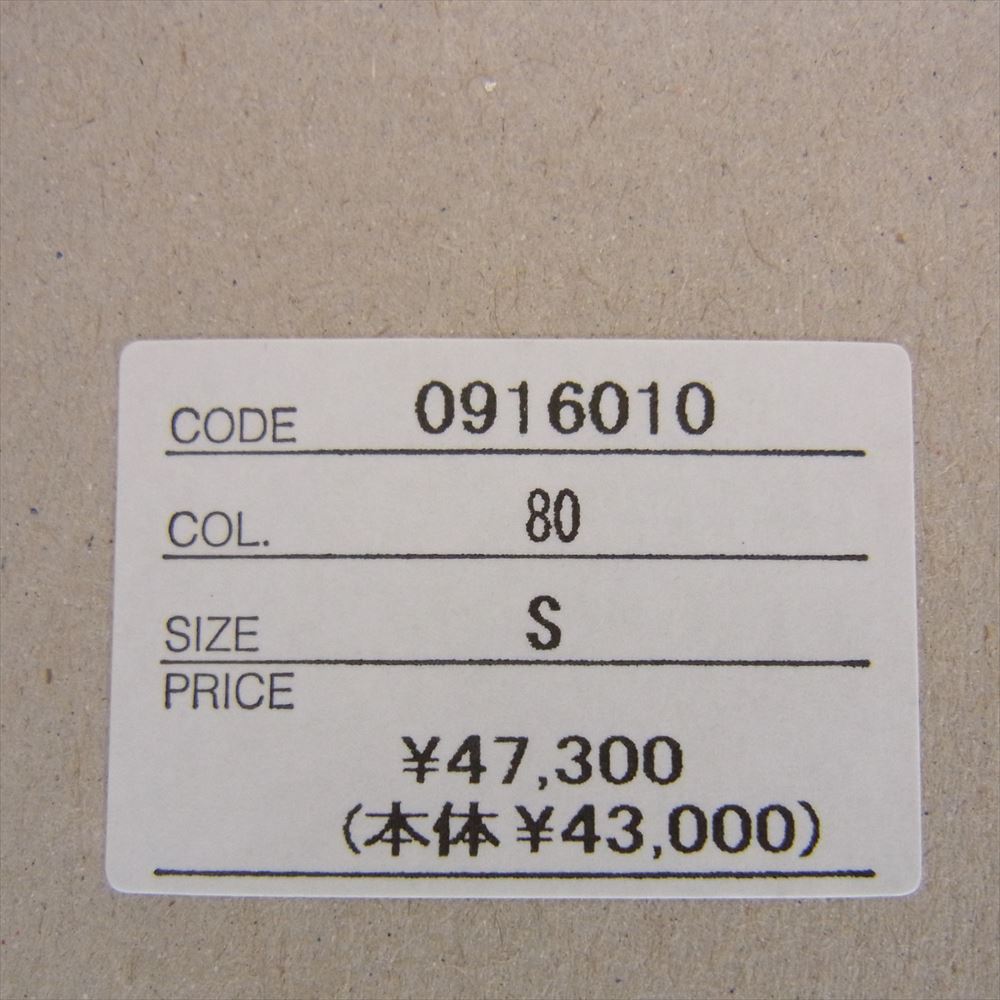 FRANK LEDER フランクリーダー 0916010 VINTAGE BEDSHEET OLD STYLE SHIRT ヴィンテージ ベッドシーツ コットン ネップ 長袖 シャツ オフホワイト系 S【美品】【中古】