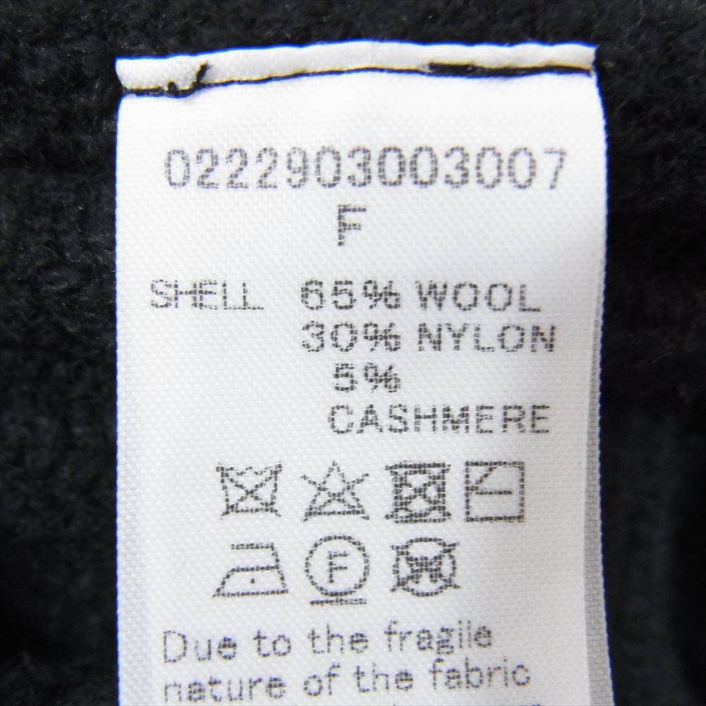 VISVIM ビズビム 2022年 0222903003007 ICT限定 KNIT CAP カシミヤ ニット キャップ  ブラック系 F【美品】【中古】