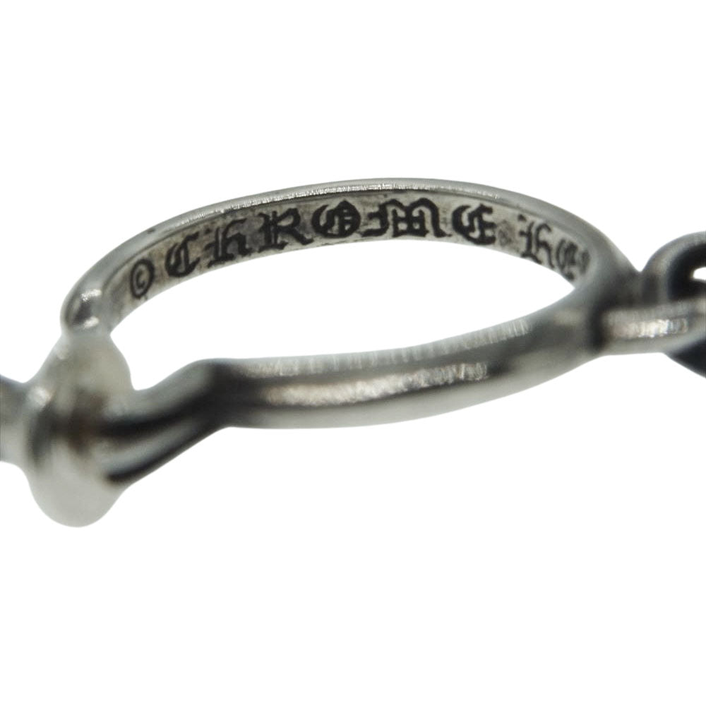 CHROME HEARTS クロムハーツ（原本無） TINY CH CROSS タイニーchクロス フープピアス シルバー系【中古】