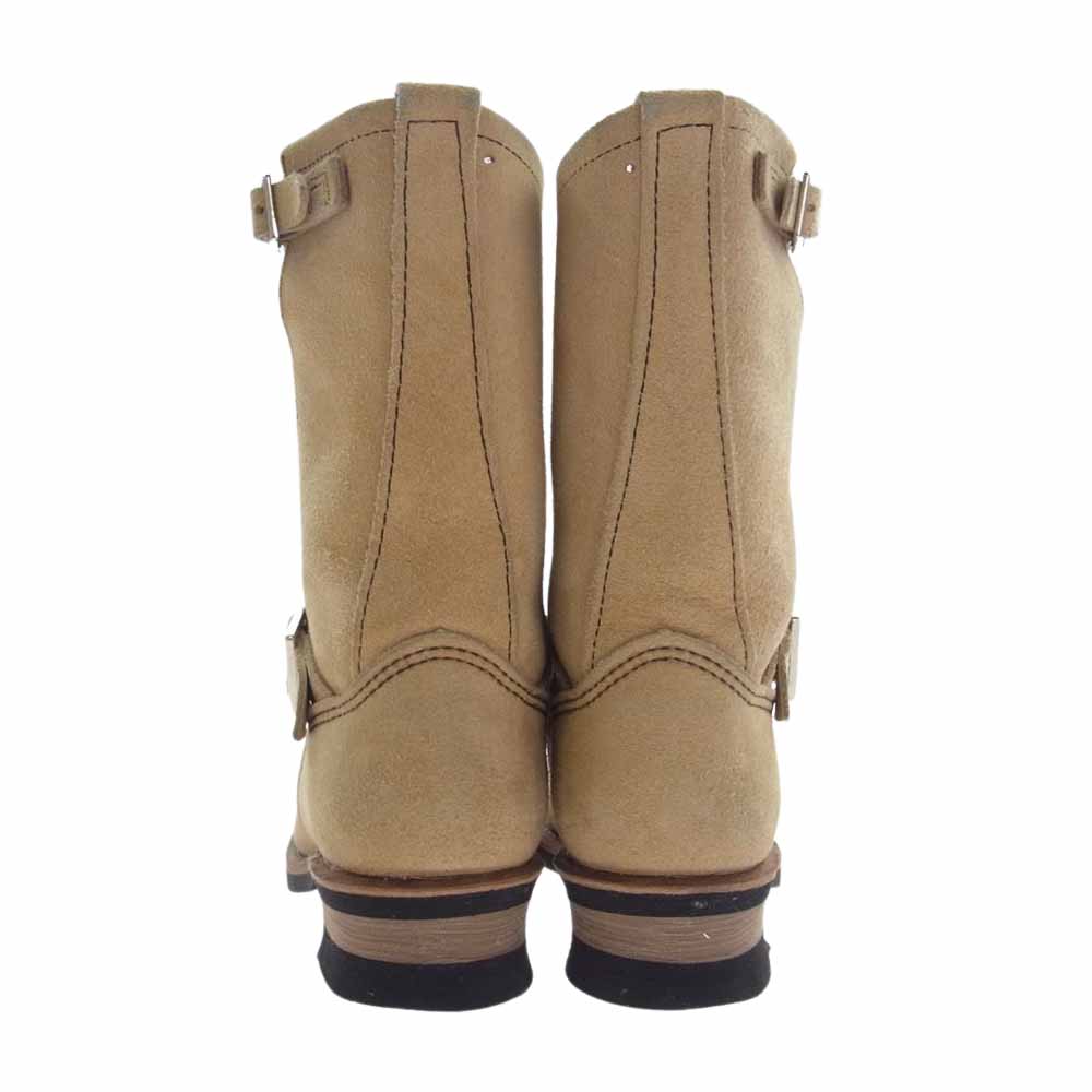 RED WING レッドウィング 8268 スエード エンジニア ブーツ ライトブラウン系 USA7D【中古】