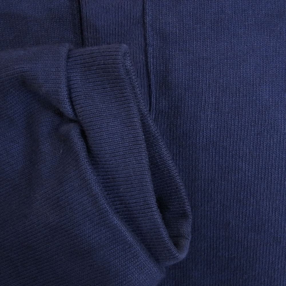 キャンバー ヘンリーネック ヘビーウエイト 長袖 Tシャツ ネイビー系 L【中古】