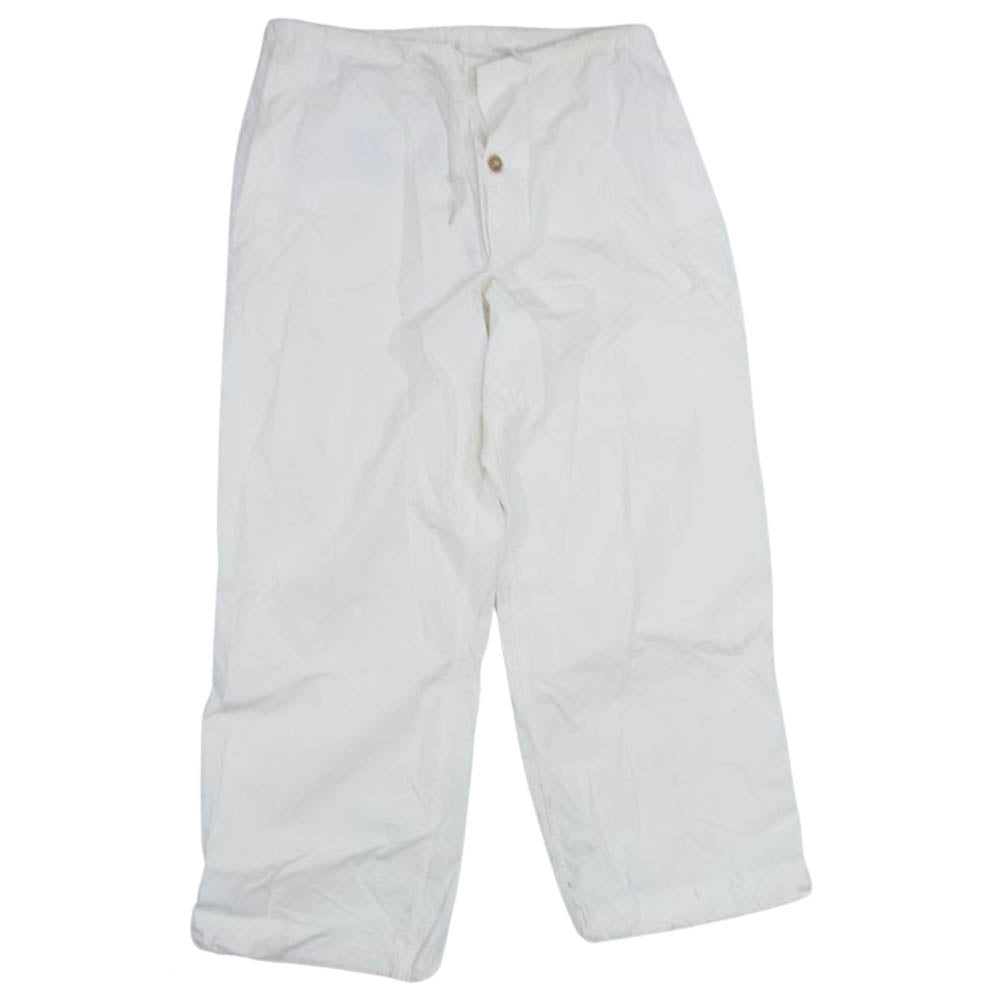 アメリカ軍 40s 44年製 WW2 US ARMY M-1944 SNOW PANTS スノー オーバー パンツ ホワイト系 S【中古】